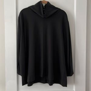 Kal Rieman refined Jersey funnel neck top